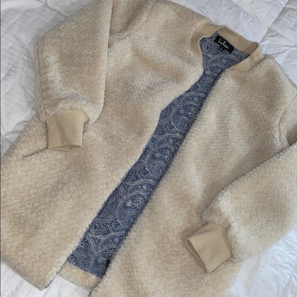 Sherpa Zip up coat